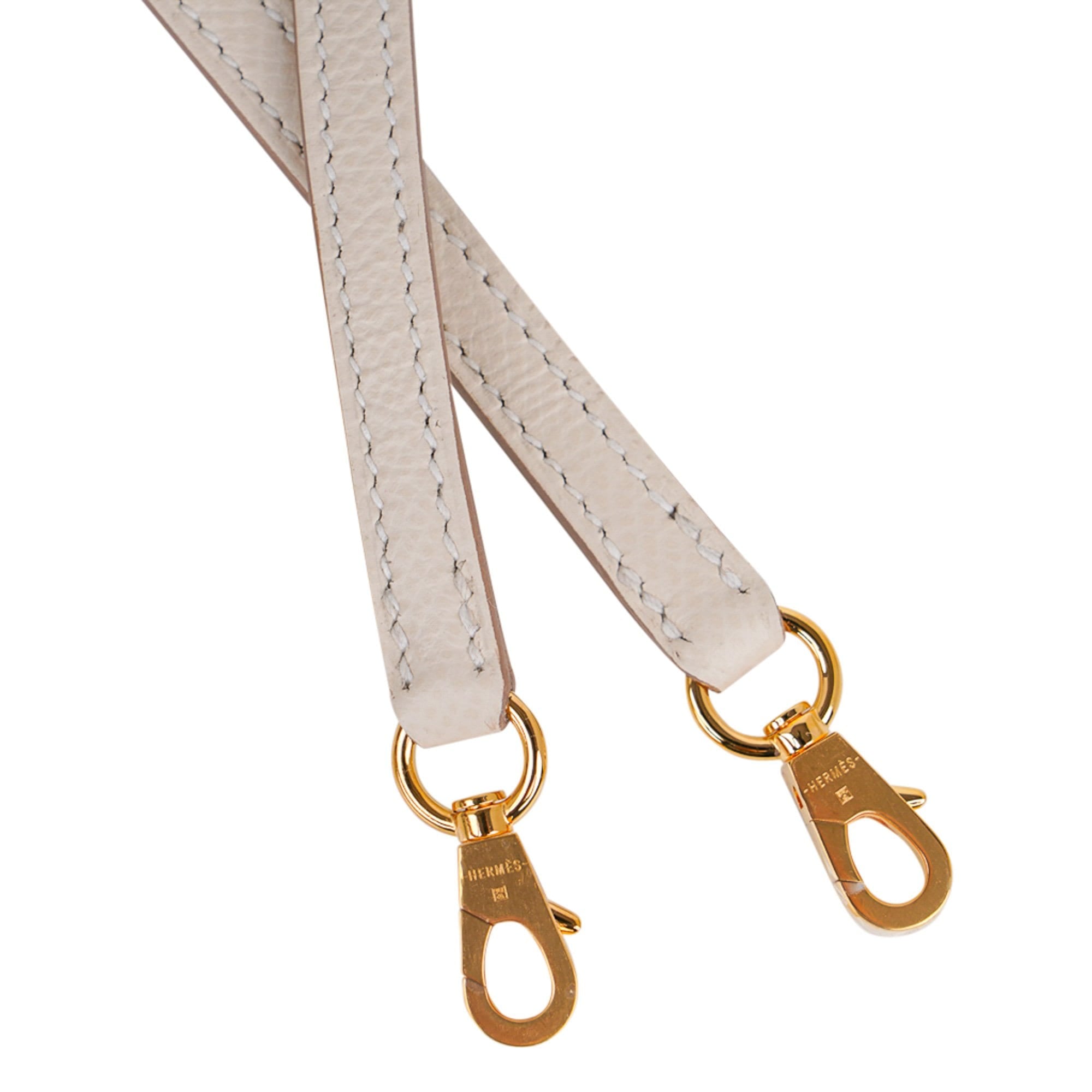 Kelly 20 Mini Sellier Bag Craie Epsom Leather with Gold Hardware